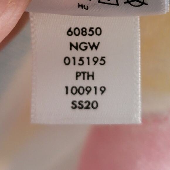 Hanna Andersson Sunsoft Terry Hoodie Cover-Up Striped Multi 80/85cm 2 - Picture 6 of 7